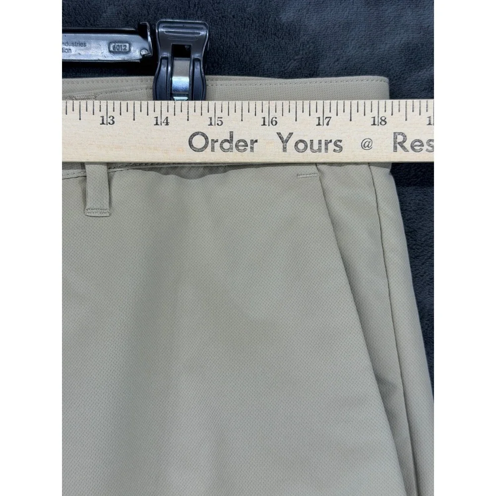 Banana Republic Core Temp Mens Tan‎ Polyester Chino Pants 36x34 1557516